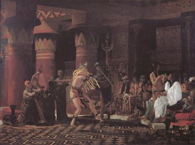 Alma-Tadema, Sir Lawrence Pastimes in Ancient Egypt 3000 Years Ago (mk23) Spain oil painting art